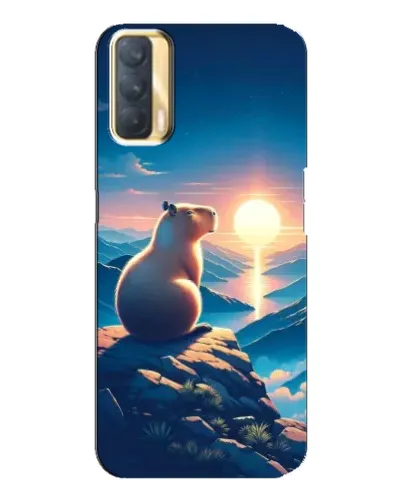 Чохол для OPPO A33 з картинкою «Захід сонця з капібарою» Чохол для OPPO A33 з картинкою «Захід сонця з капібарою»