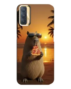 Чохол для OPPO A33 з картинкою «Капібара з піцою» Чохол для OPPO A33 з картинкою «Капібара з піцою»
