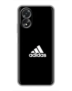 Чехол для OPPO A38 с картинкой «Adidas Red Style»