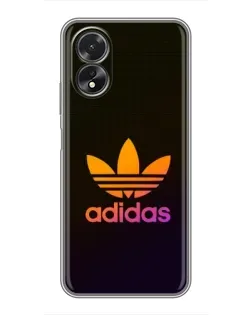 Чехол для OPPO A38 с картинкой «Градиент Adidas»