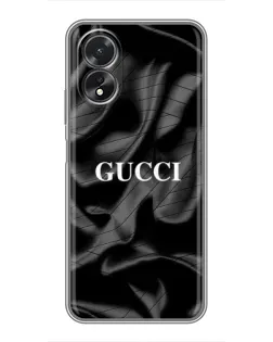 Чехол для OPPO A38 с картинкой «Gucci — шелковые волны» Чехол для OPPO A38 с картинкой «Gucci — шелковые волны»