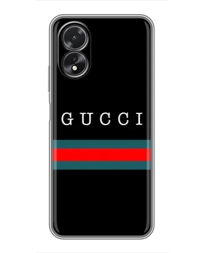 Чехол для OPPO A38 с картинкой «Gucci — красный пояс» Чехол для OPPO A38 с картинкой «Gucci — красный пояс»