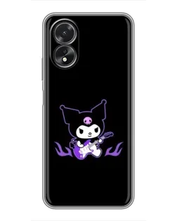 Чехол для OPPO A38 с картинкой «Электрическая Kuromi» Чехол для OPPO A38 с картинкой «Электрическая Kuromi»