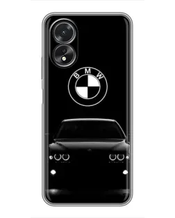Чохол для OPPO A38 з картинкою «BMW — погляд з темряви»