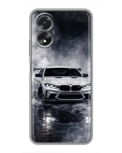 Чохол для OPPO A38 з картинкою «BMW крізь туман»