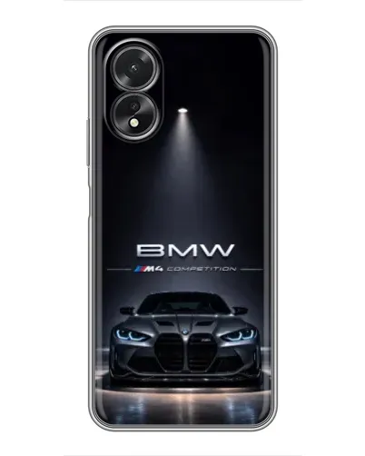 Чохол для OPPO A38 з картинкою «BMW крізь нічне місто» Чохол для OPPO A38 з картинкою «BMW крізь нічне місто»