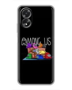 Чохол для OPPO A38 з картинкою «Логотип Among Us» Чохол для OPPO A38 з картинкою «Логотип Among Us»