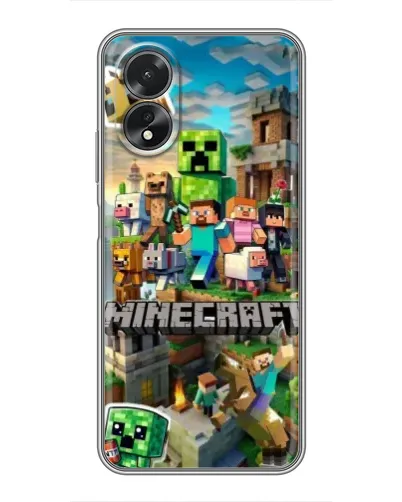 Чохол для OPPO A38 з картинкою «Замок Minecraft» Чохол для OPPO A38 з картинкою «Замок Minecraft»