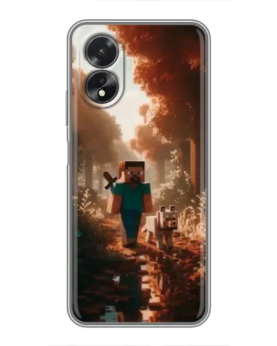 Чохол для OPPO A38 з картинкою «Стів у лісі» Чохол для OPPO A38 з картинкою «Стів у лісі»
