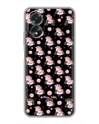 Чехол для OPPO A38 с картинкой «Magic Unicorn паттерн»