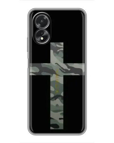 Чехол для OPPO A38 с картинкой «Милитари Крест»