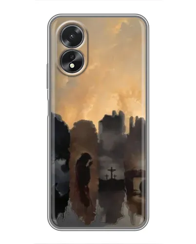 Чехол для OPPO A38 с картинкой «Дорога к вере»