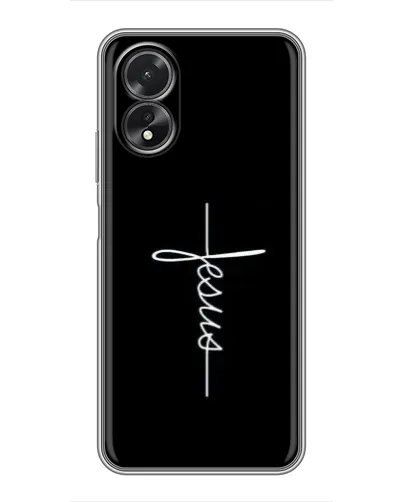 Чехол для OPPO A38 с картинкой «Тонкая линия веры»