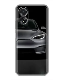 Чохол для OPPO A38 з картинкою «Tesla Model S Look»