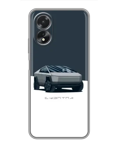 Чохол для OPPO A38 з картинкою «Сріблястий Cybertruck Tesla» Чохол для OPPO A38 з картинкою «Сріблястий Cybertruck Tesla»