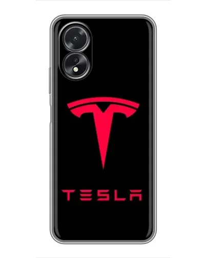 Чохол для OPPO A38 з картинкою «Tesla Red Logo» Чохол для OPPO A38 з картинкою «Tesla Red Logo»