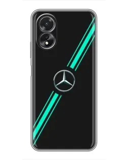 Чохол для OPPO A38 з картинкою «Спортивні лінії Mercedes»