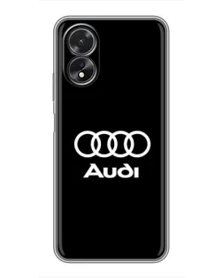 Чохол для OPPO A38 з картинкою «Класичне лого Audi»