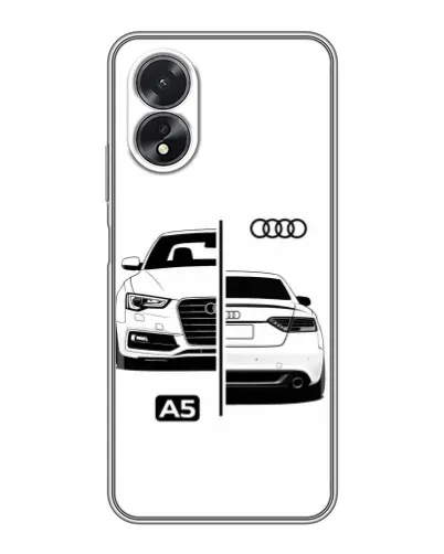 Чохол для OPPO A38 з картинкою «Audi — контрастний дизайн» Чохол для OPPO A38 з картинкою «Audi — контрастний дизайн»