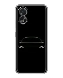Чохол для OPPO A38 з картинкою «Погляд Audi у темряві»