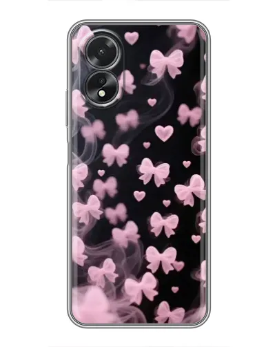 Чехол для OPPO A38 с картинкой «Неоновое кружево»