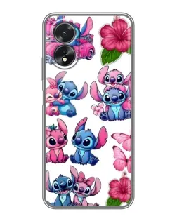 Чехол для OPPO A38 с картинкой «Стикеры Stitch и Angel» Чехол для OPPO A38 с картинкой «Стикеры Stitch и Angel»