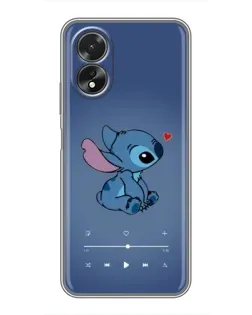 Чехол для OPPO A38 с картинкой «Музыкальный Stitch» Чехол для OPPO A38 с картинкой «Музыкальный Stitch»