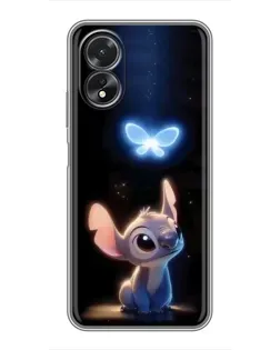 Чехол для OPPO A38 с картинкой «Сияющий Стич» Чехол для OPPO A38 с картинкой «Сияющий Стич»