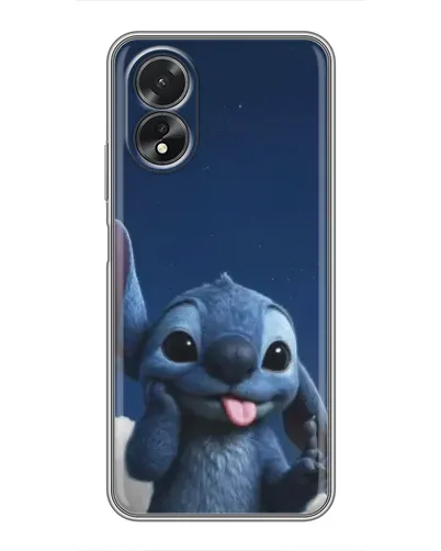Чехол для OPPO A38 с картинкой «Стич в облаках» Чехол для OPPO A38 с картинкой «Стич в облаках»