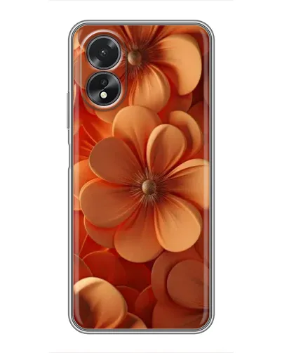 Чехол для OPPO A38 с картинкой «Оранжевый макро цветок» Чехол для OPPO A38 с картинкой «Оранжевый макро цветок»