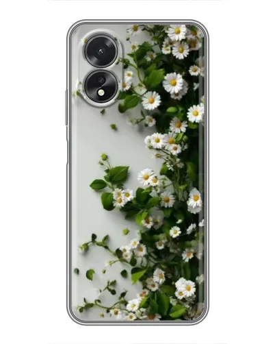 Чехол для OPPO A38 с картинкой «Ветка мелких белых цветов» Чехол для OPPO A38 с картинкой «Ветка мелких белых цветов»