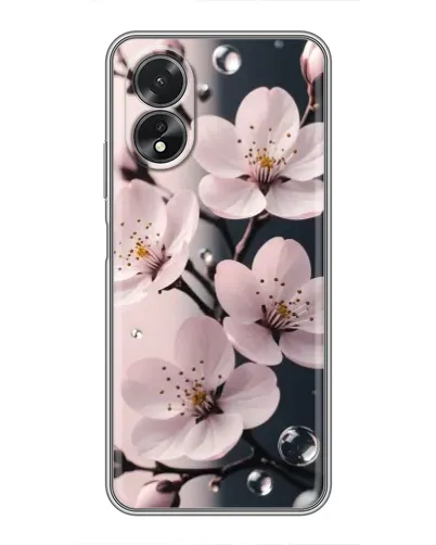 Чохол для OPPO A38 з картинкою «Ніжня сакура та краплі» Чохол для OPPO A38 з картинкою «Ніжня сакура та краплі»