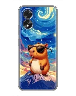 Чохол для OPPO A38 з картинкою «Капібара Ван Гога»