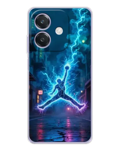 Чехол для OPPO A3x с картинкой «Jordan Gold Jumpman»