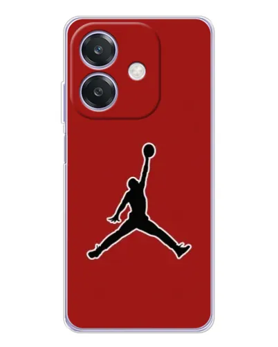 Чехол для OPPO A3x с картинкой «Jordan Red Back»