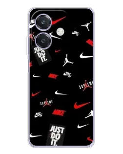 Чехол для OPPO A3x с картинкой «Nike Mix Pattern»