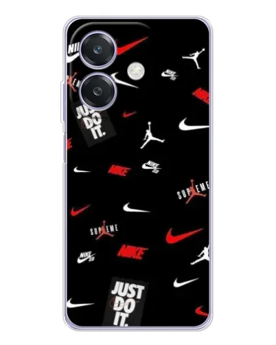 Чехол для OPPO A3x с картинкой «Nike Mix Pattern»