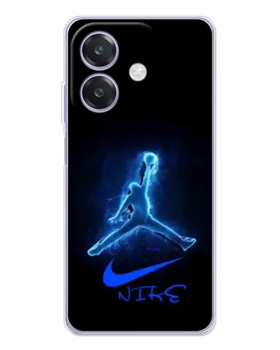 Чехол для OPPO A3x с картинкой «Jordan Neon Blue»