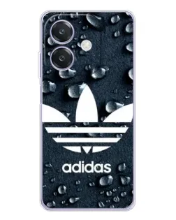 Чехол для OPPO A3x с картинкой «Adidas Trefoil Blue»