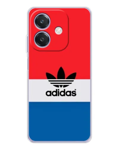 Чехол для OPPO A3x с картинкой «Ретро блоки Adidas»