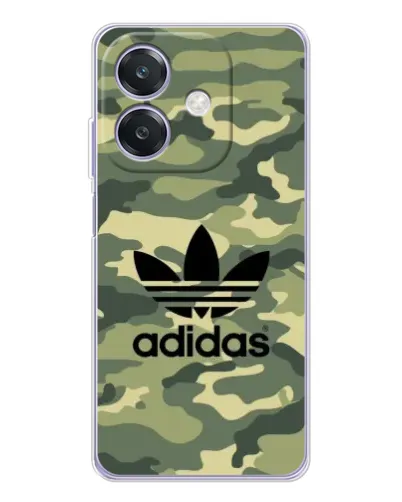 Чехол для OPPO A3x с картинкой «Милитари стиль Adidas»