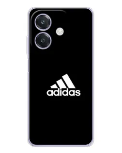 Чехол для OPPO A3x с картинкой «Черная классика Adidas»