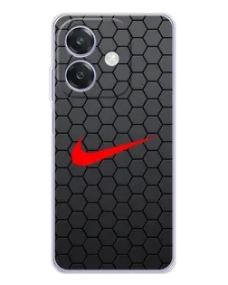 Чехол для OPPO A3x с картинкой «Nike — карбоновая сетка»