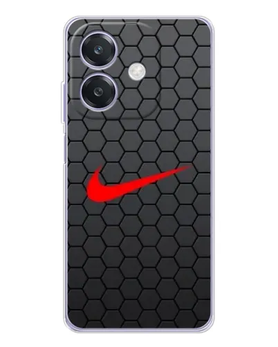 Чехол для OPPO A3x с картинкой «Nike — карбоновая сетка»