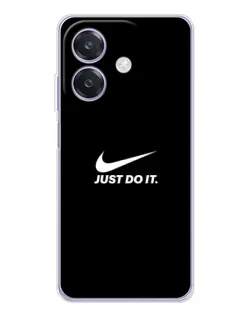 Чехол для OPPO A3x с картинкой «Минимализм от Nike»