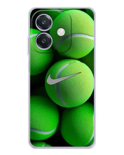 Чехол для OPPO A3x с картинкой «Теннисные мячи Найк»