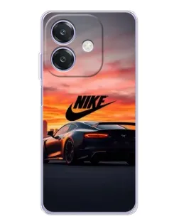 Чехол для OPPO A3x с картинкой «Nike и суперкар»