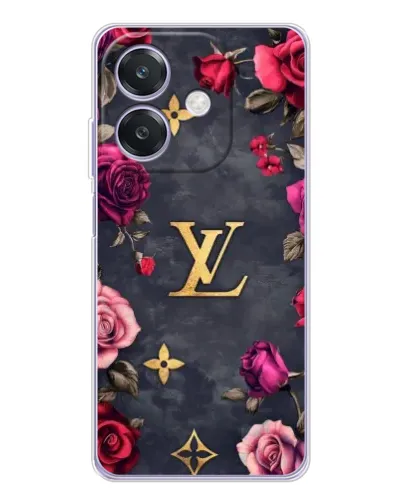 Чохол для OPPO A3x з картинкою «Квітковий Louis Vuitton»