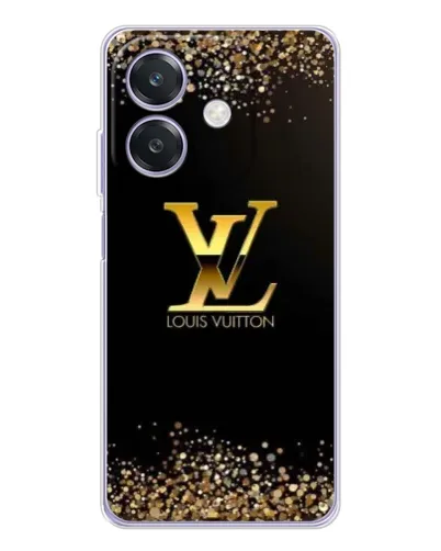 Чохол для OPPO A3x з картинкою «LV — золоті іскри»