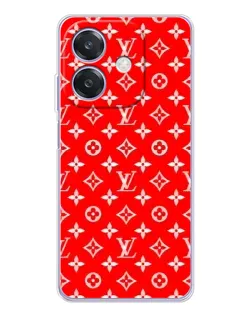 Чохол для OPPO A3x з картинкою «Яскравий паттерн LV»